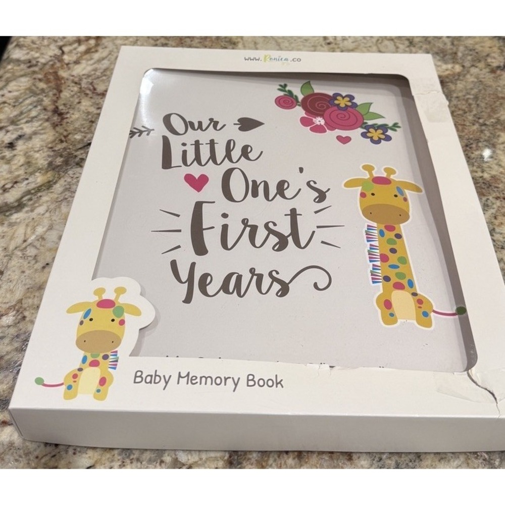 Our Little One's First Years - Baby Memory Book Keepsake Scrapbook New in Box